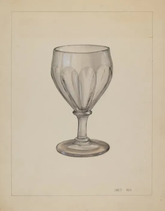 Framed Print : Goblet, c. 1936. Creator: Janet Riza Framed Print : Goblet, c. 1936. Creator: Janet Riza