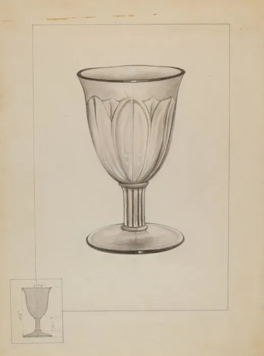 Framed Print : Goblet, c. 1936. Creator: Philip Johnson Framed Print : Goblet, c. 1936. Creator: Philip Johnson