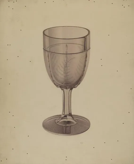Framed Print : Goblet, c. 1938. Creator: Edward White