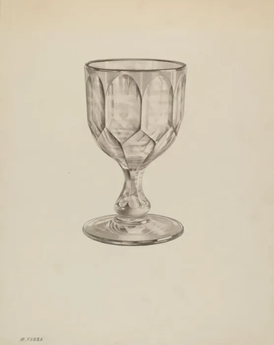 Framed Print : Goblet, c. 1939. Creator: Michael Fenga Framed Print : Goblet, c. 1939. Creator: Michael Fenga