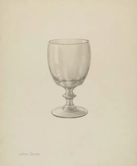 Framed Print : Goblet, c. 1940. Creator: John Dana Framed Print : Goblet, c. 1940. Creator: John Dana