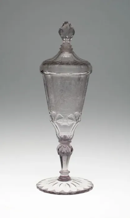Framed Print : Goblet with Cover, Silesia, c. 1750. Creator: Christopher Gottfried Schneider Framed Print : Goblet with Cover, Silesia, c. 1750. Creator: Christopher Gottfried Schneider