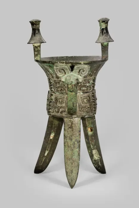 Framed Print : Goblet (jia), Late Shang dynasty, 13th century-1046 B. C. Creator: Unknown Framed Print : Goblet (jia), Late Shang dynasty, 13th century-1046 B. C. Creator: Unknown