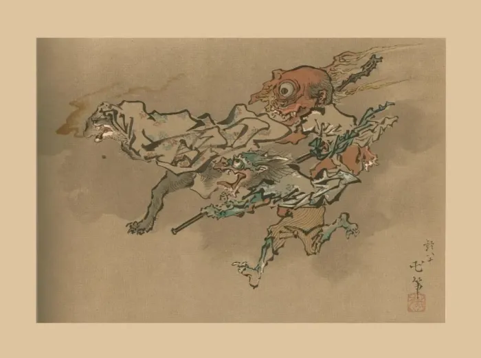 Framed Print : The Goblin Flight, late 18th-early 19th century, (1886) Framed Print : The Goblin Flight, late 18th-early 19th century, (1886)