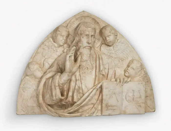 Framed Print : God the Father Blessing, 1450 / 60. Creator: Unknown Framed Print : God the Father Blessing, 1450 / 60. Creator: Unknown