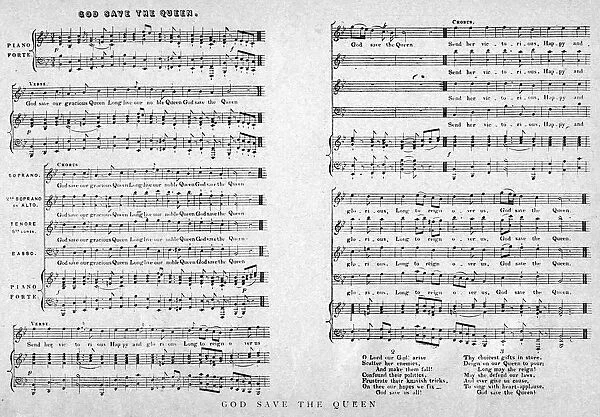 God Save the Queen, sheet music, 1900