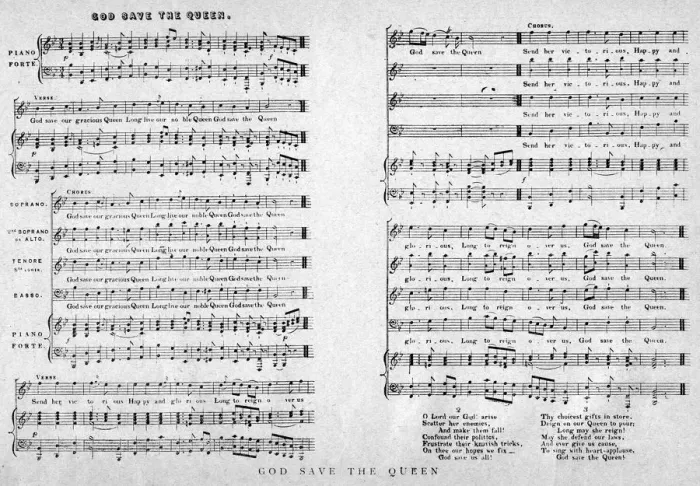 Framed Print : God Save the Queen, sheet music, 1900 Framed Print : God Save the Queen, sheet music, 1900