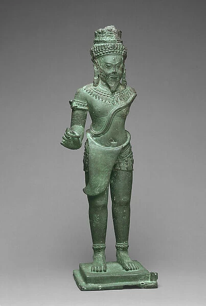 God Shiva as a Deified King, Angkor period, 13th century. Creator: Unknown
