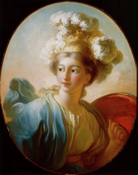Framed Print : The Goddess Minerva, c1772. Creator: Jean-Honore Fragonard Framed Print : The Goddess Minerva, c1772. Creator: Jean-Honore Fragonard