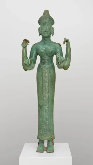 Framed Print : A Goddess, possibly Uma, Champa period, 9th / 10th century. Creator: Unknown Framed Print : A Goddess, possibly Uma, Champa period, 9th / 10th century. Creator: Unknown