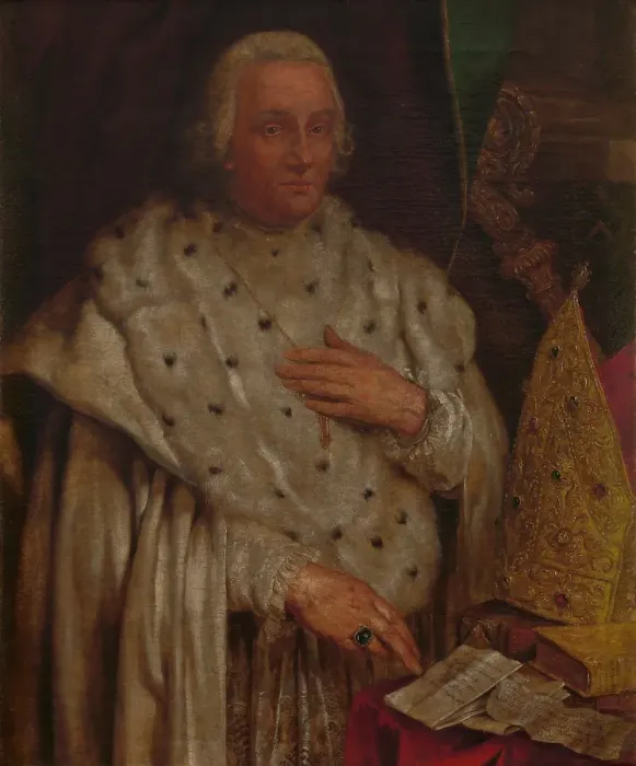 Framed Print : Godefried Hermans, Abbot of Tongerlo, 1793. Creator: Willem Jacob Herreyns Framed Print : Godefried Hermans, Abbot of Tongerlo, 1793. Creator: Willem Jacob Herreyns