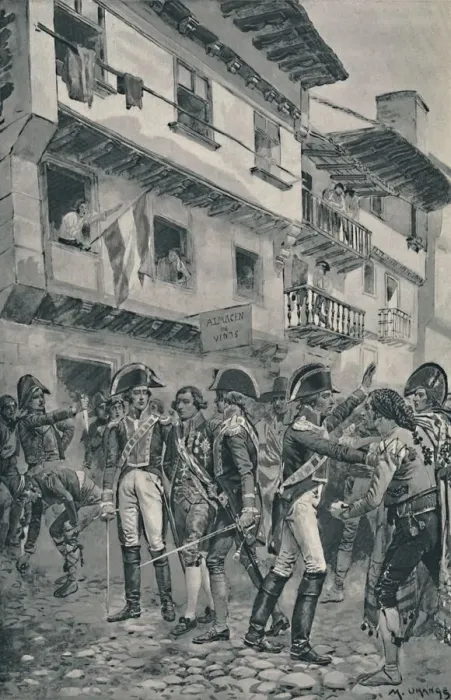 Framed Print : Godoy Taken Into Custody By The Spanish Troops, 1896 Framed Print : Godoy Taken Into Custody By The Spanish Troops, 1896