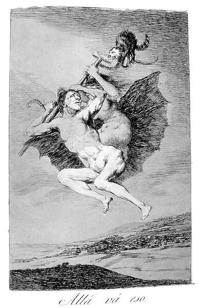 There it goes, 1799. Artist: Francisco Goya