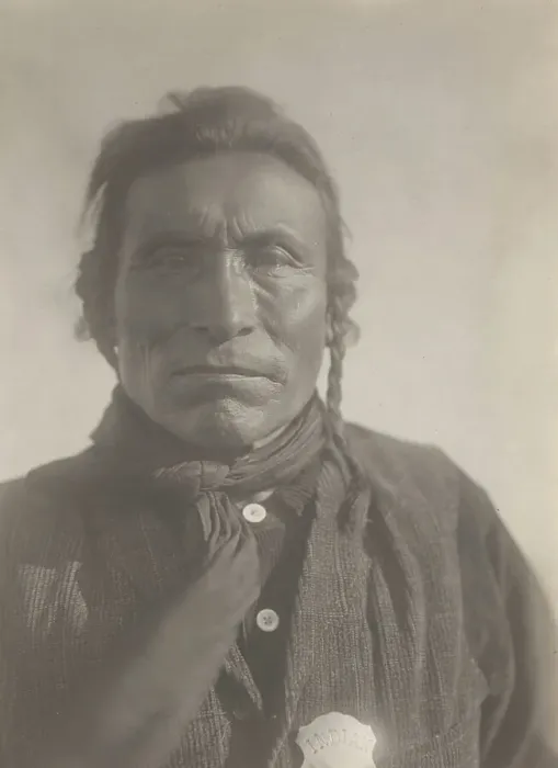 Framed Print : Goes Ahead, 1908. Creator: Edward Sheriff Curtis Framed Print : Goes Ahead, 1908. Creator: Edward Sheriff Curtis