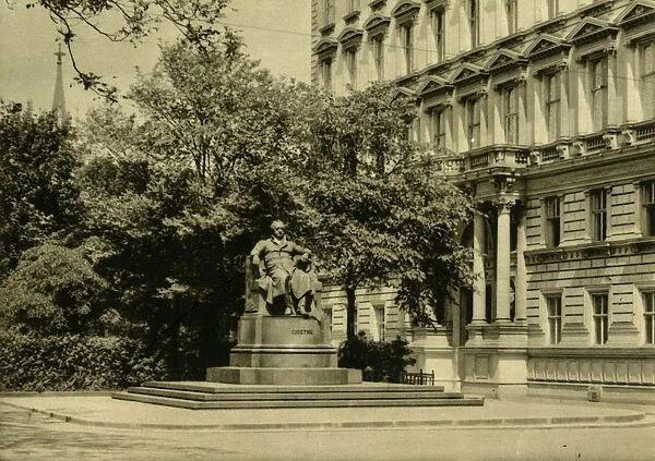 The Goethe Monument, Vienna, Austria, c1935. Creator: Unknown