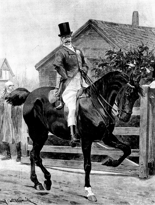 Framed Print : Going, 1895. Creator: Art Reproduction Company Ltd Framed Print : Going, 1895. Creator: Art Reproduction Company Ltd