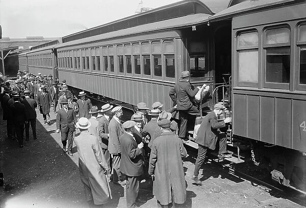 Going to Camp Upton, Sept 1917. Creator: Bain News Service