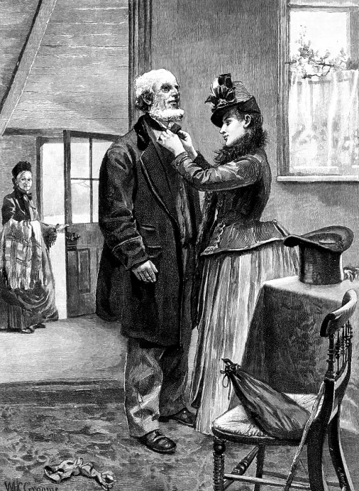 Framed Print : Going to the Dance, 1890. Creator: R. Taylor Framed Print : Going to the Dance, 1890. Creator: R. Taylor