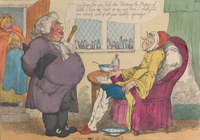 Framed Print : A Going! A Going!!!, [1809], reissued 1813. [1809], reissued 1813
