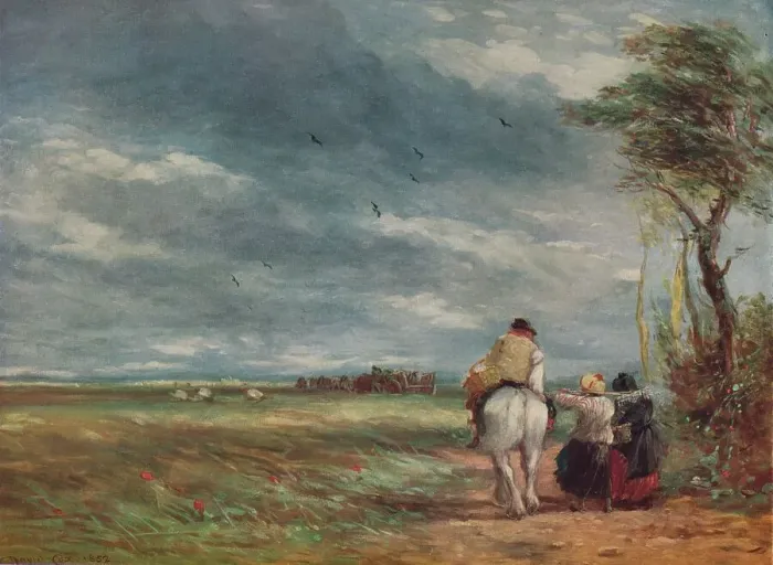 Framed Print : Going to the Hayfield, 1852. Artist: David Cox the elder Framed Print : Going to the Hayfield, 1852. Artist: David Cox the elder