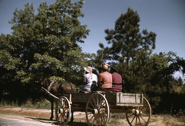 Going to town on Saturday afternoon, Greene County, Ga. 1941. Creator: Jack Delano