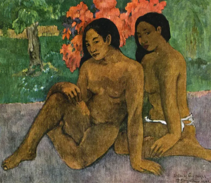 Framed Print : And the Gold of their Bodies, 1901 (1939). Artist: Paul Gauguin Framed Print : And the Gold of their Bodies, 1901 (1939). Artist: Paul Gauguin