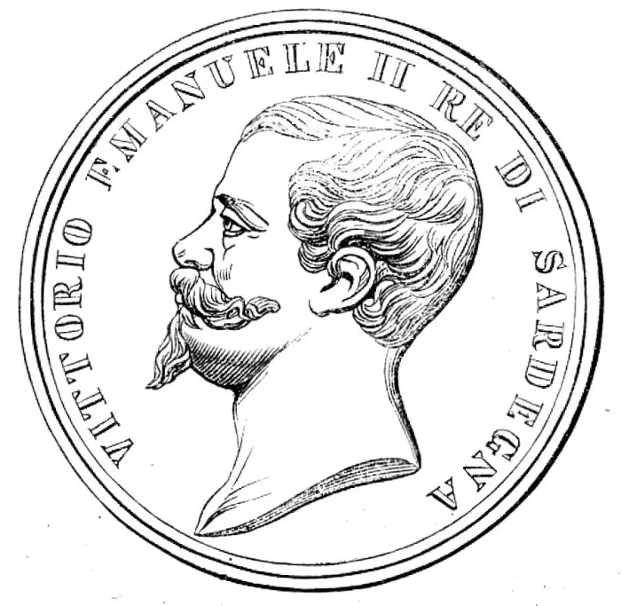 Framed Print : Gold Medal presented by the King of Sardinia to Mr. H. Lowman Taylor, 1858. Creator: Unknown Framed Print : Gold Medal presented by the King of Sardinia to Mr. H. Lowman Taylor, 1858. Creator: Unknown