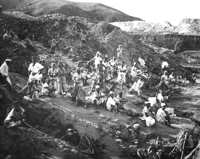 Framed Print : Gold mine, Korea, c1900 Framed Print : Gold mine, Korea, c1900