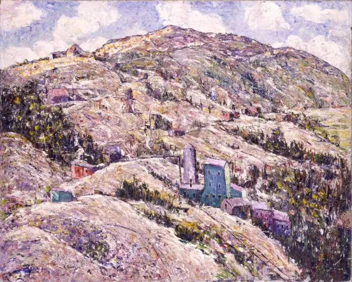 Framed Print : Gold Mining, Cripple Creek, 1929. Creator: Ernest Lawson Framed Print : Gold Mining, Cripple Creek, 1929. Creator: Ernest Lawson