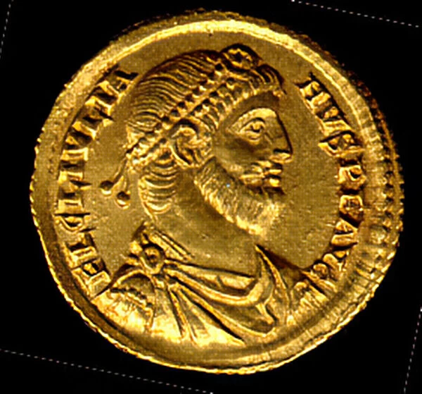 Gold Solidus of Julian (361-63), Byzantine, 361-363. Creator: Unknown