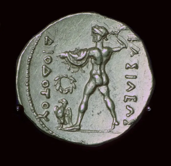Framed Print : Gold Stater of Diodotus of Bactria, 3rd century Framed Print : Gold Stater of Diodotus of Bactria, 3rd century