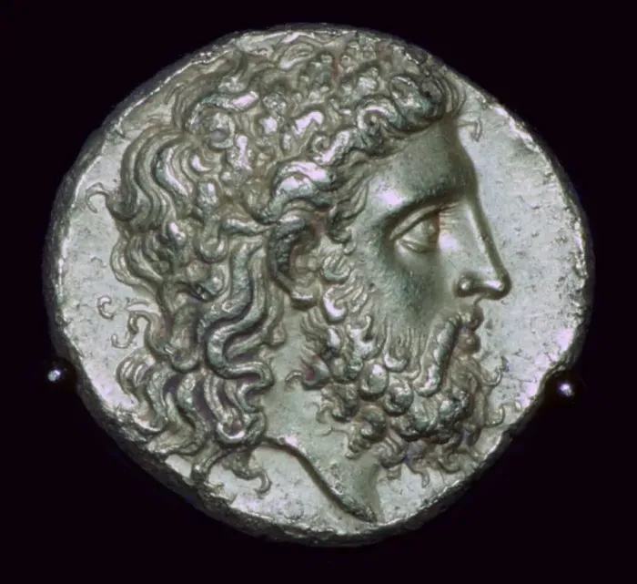 Framed Print : Gold Stater of King Alexander I of Epirus, 4th century BC Framed Print : Gold Stater of King Alexander I of Epirus, 4th century BC