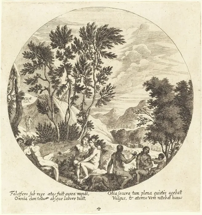 Framed Print : The Golden Age, 1665. Creator: Georg Andreas Wolfgang Framed Print : The Golden Age, 1665. Creator: Georg Andreas Wolfgang