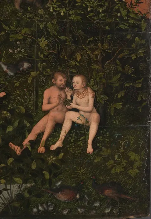 Framed Print : The Golden Age (Detail). Artist: Cranach, Lucas, the Elder (1472-1553) Framed Print : The Golden Age (Detail). Artist: Cranach, Lucas, the Elder (1472-1553)
