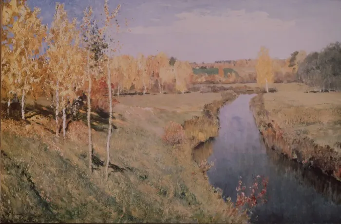 Framed Print : Golden autumn, 1895. Artist: Levitan, Isaak Ilyich (1860-1900) Framed Print : Golden autumn, 1895. Artist: Levitan, Isaak Ilyich (1860-1900)