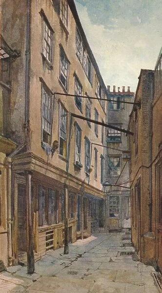 Golden Buildings, Strand, Westminster, London, c1880 (1926). Artist: John Crowther