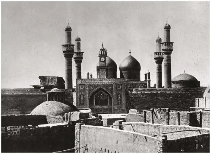 Framed Print : The golden domes and minarets of the al-Kadhimiya Mosque, Baghdad, Iraq, 1925. Artist: A Kerim Framed Print : The golden domes and minarets of the al-Kadhimiya Mosque, Baghdad, Iraq, 1925. Artist: A Kerim