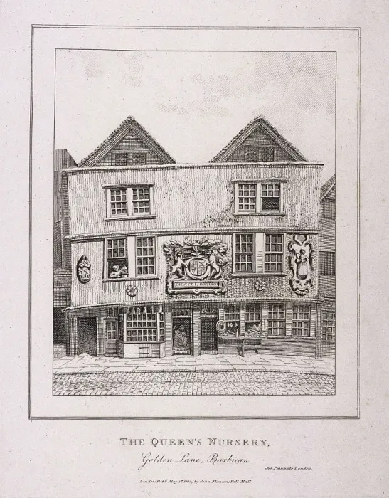 Framed Print : Golden Lane, London, 1800 Framed Print : Golden Lane, London, 1800