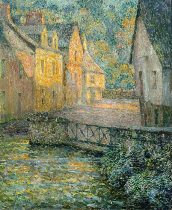 Golden Morning Print, 1920 by Henri Le Sidaner. Art Prints