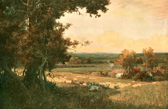 Framed Print : The Golden Valley, c1893, (c1902). Creator: Unknown Framed Print : The Golden Valley, c1893, (c1902). Creator: Unknown