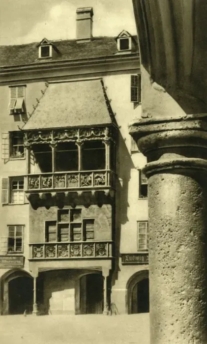 Framed Print : The Goldenes Dachl, Innsbruck, Tyrol, Austria, c1935. Creator: Unknown Framed Print : The Goldenes Dachl, Innsbruck, Tyrol, Austria, c1935. Creator: Unknown