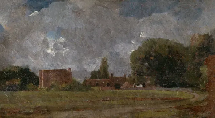 Framed Print : Golding Constables House, East Bergholt: the Artists birthplace Framed Print : Golding Constables House, East Bergholt: the Artists birthplace