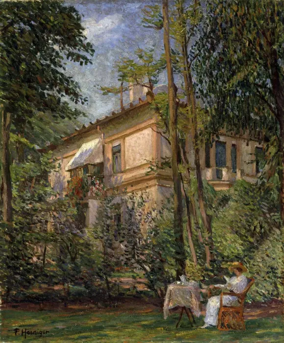 Framed Print : Goldschmits Villa, late 19th or early 20th century. Artist: Paul Hoeniger Framed Print : Goldschmits Villa, late 19th or early 20th century. Artist: Paul Hoeniger