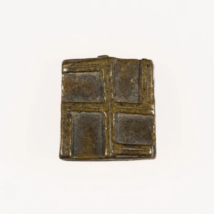 Framed Print : Goldweight with a Geometric Design, Ghana, 18th / 19th century. Creator: Unknown Framed Print : Goldweight with a Geometric Design, Ghana, 18th / 19th century. Creator: Unknown
