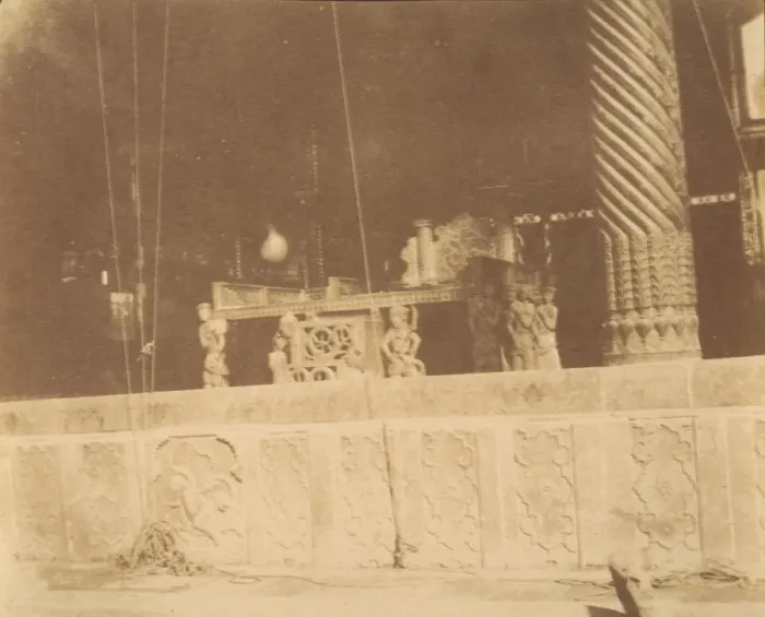 Framed Print : [Golestan Palace, Teheran, Iran] (Takht-i Marmor), 1840s-60s. Creator: Luigi Pesce