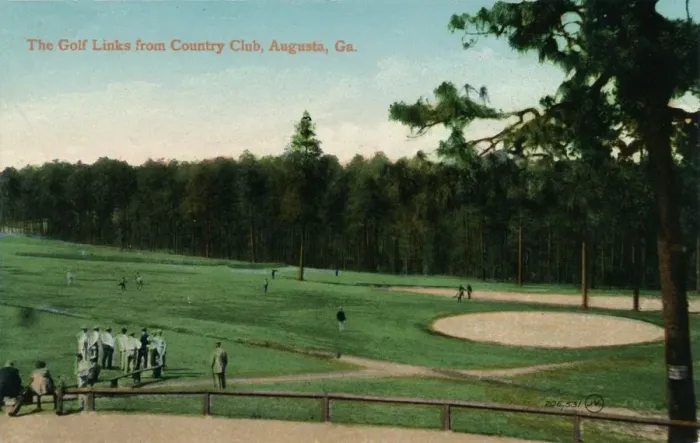 Framed Print : The Golf Links from Country Club, Augusta, Georgia, c1910 Framed Print : The Golf Links from Country Club, Augusta, Georgia, c1910
