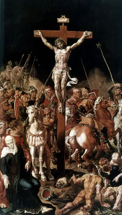 Framed Print : Golgotha ( Calvary ), 16th century. Artist: Maerten van Heemskerck Framed Print : Golgotha ( Calvary ), 16th century. Artist: Maerten van Heemskerck