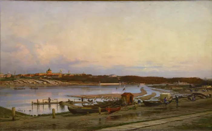 Framed Print : The Golitsyn Hospital in Moscow, 1880. Artist: Bogolyubov, Alexei Petrovich (1824-1896) Framed Print : The Golitsyn Hospital in Moscow, 1880. Artist: Bogolyubov, Alexei Petrovich (1824-1896)