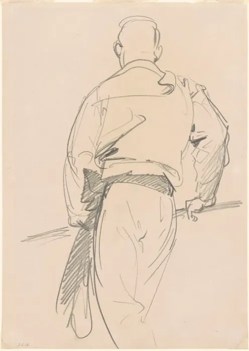 Framed Print : Gondolier, Venice, 1912. Creator: John Singer Sargent Framed Print : Gondolier, Venice, 1912. Creator: John Singer Sargent