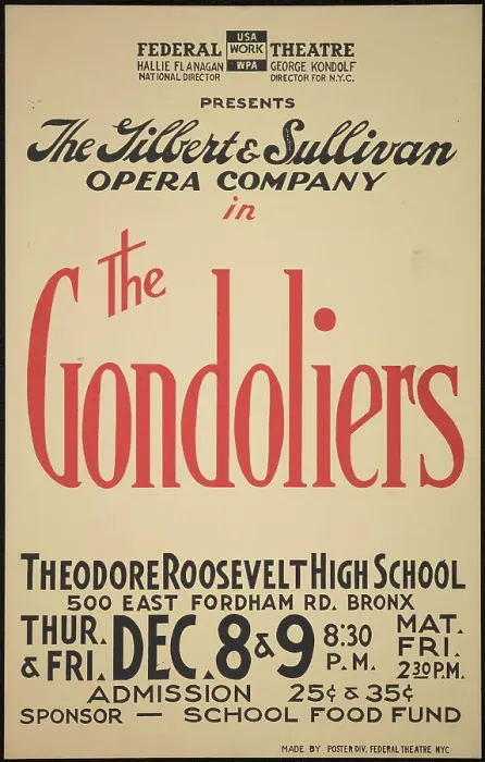 Framed Print : The Gondoliers, New York, [1930s]. Creator: Unknown